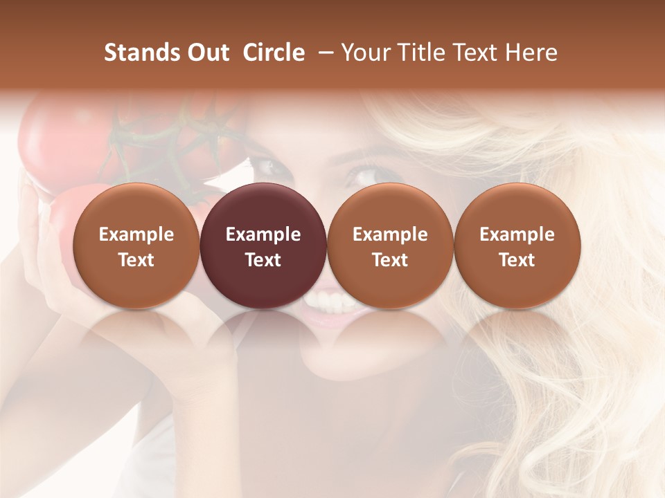 Happy Pretty Calories PowerPoint Template