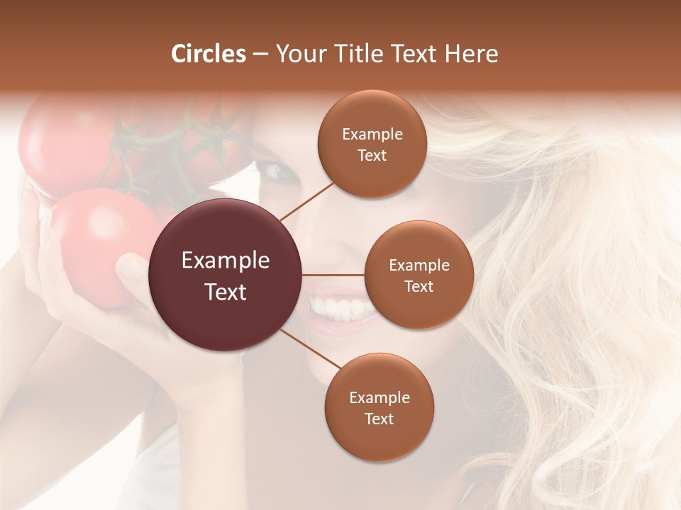 Happy Pretty Calories PowerPoint Template