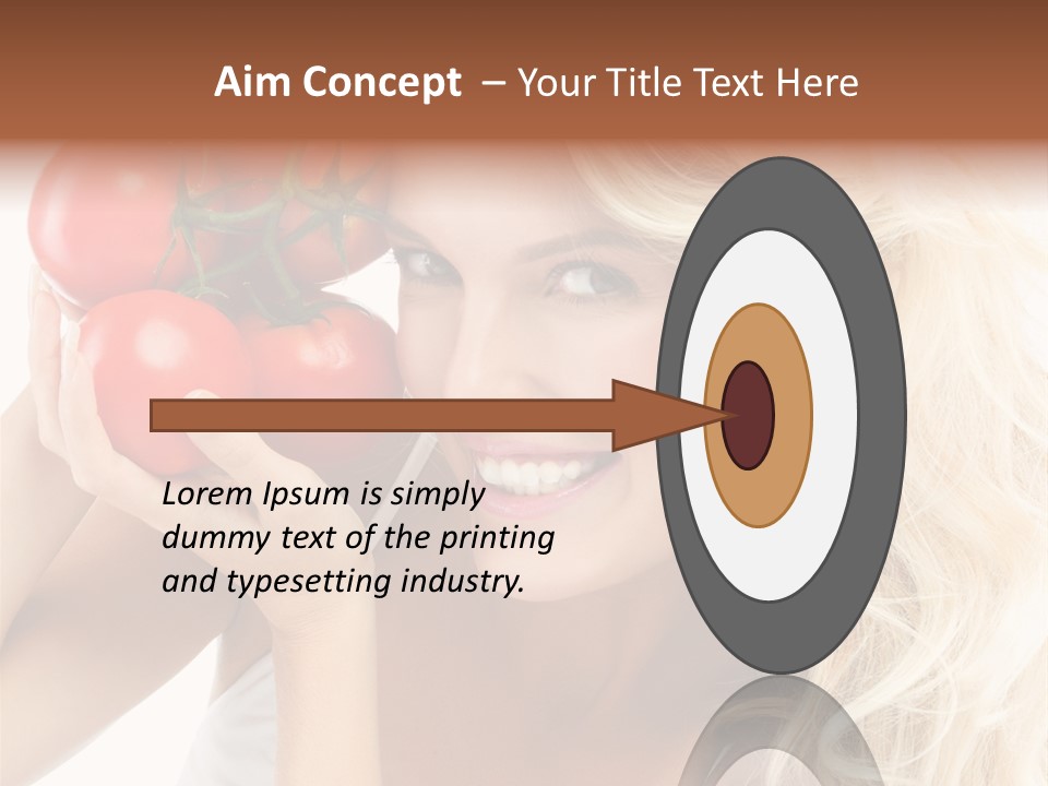 Happy Pretty Calories PowerPoint Template