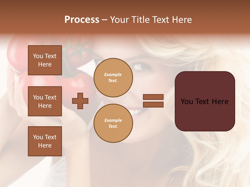 Happy Pretty Calories PowerPoint Template