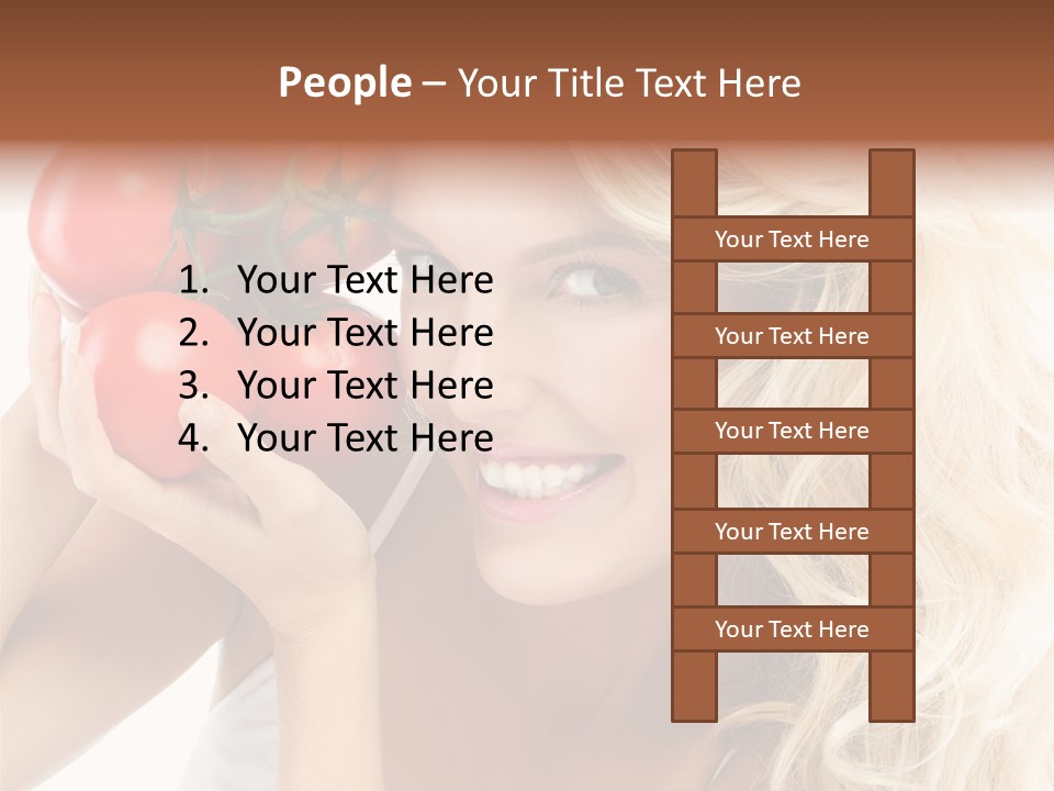 Happy Pretty Calories PowerPoint Template