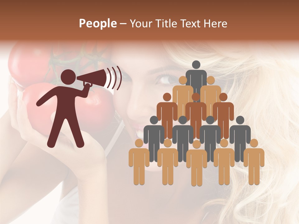 Happy Pretty Calories PowerPoint Template