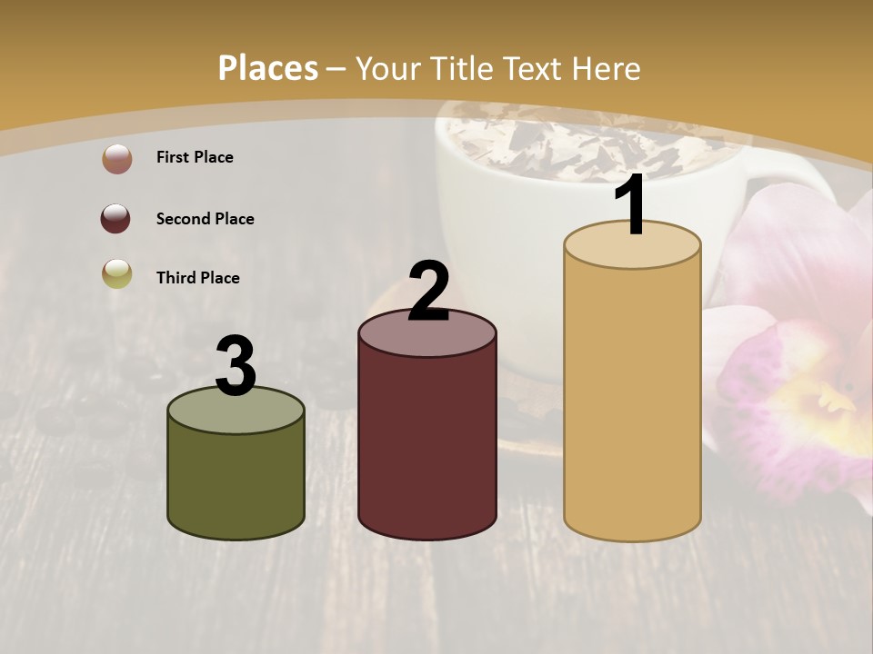 Coffee Cup Literature Aroma PowerPoint Template