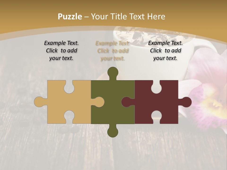 Coffee Cup Literature Aroma PowerPoint Template