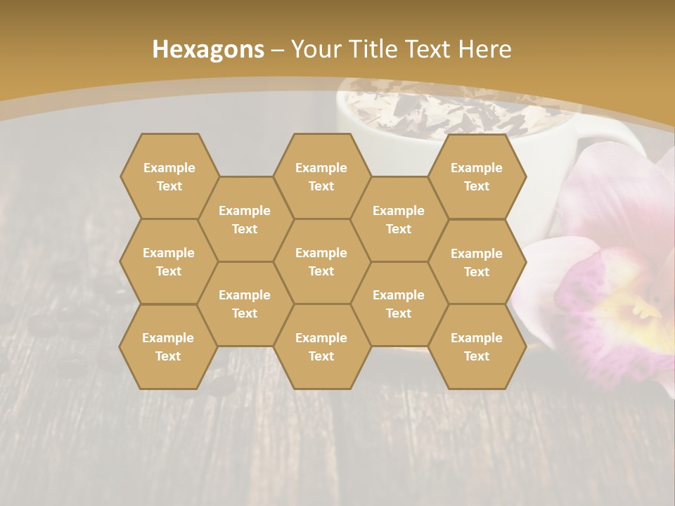 Coffee Cup Literature Aroma PowerPoint Template