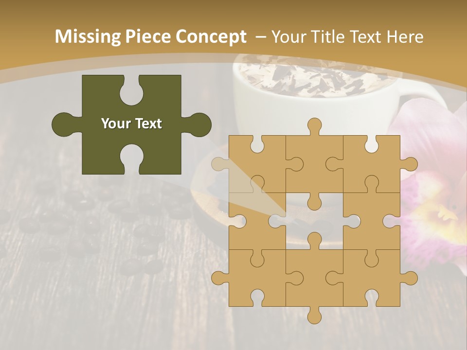 Coffee Cup Literature Aroma PowerPoint Template