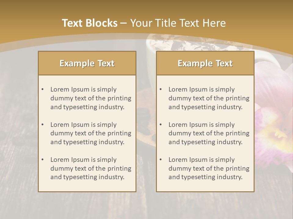 Coffee Cup Literature Aroma PowerPoint Template