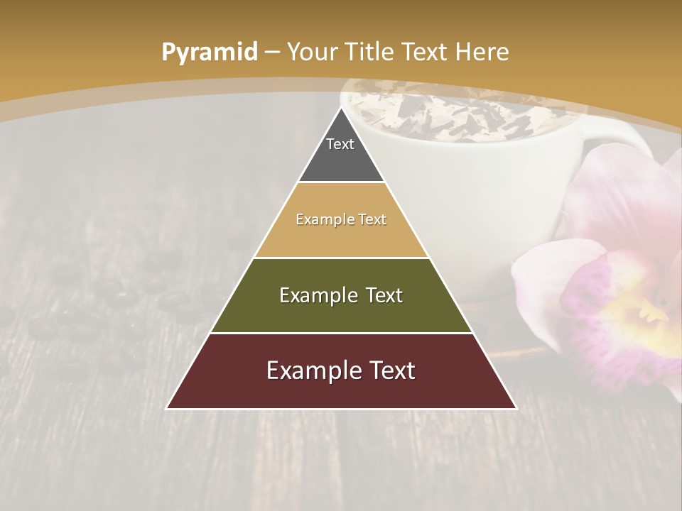 Coffee Cup Literature Aroma PowerPoint Template