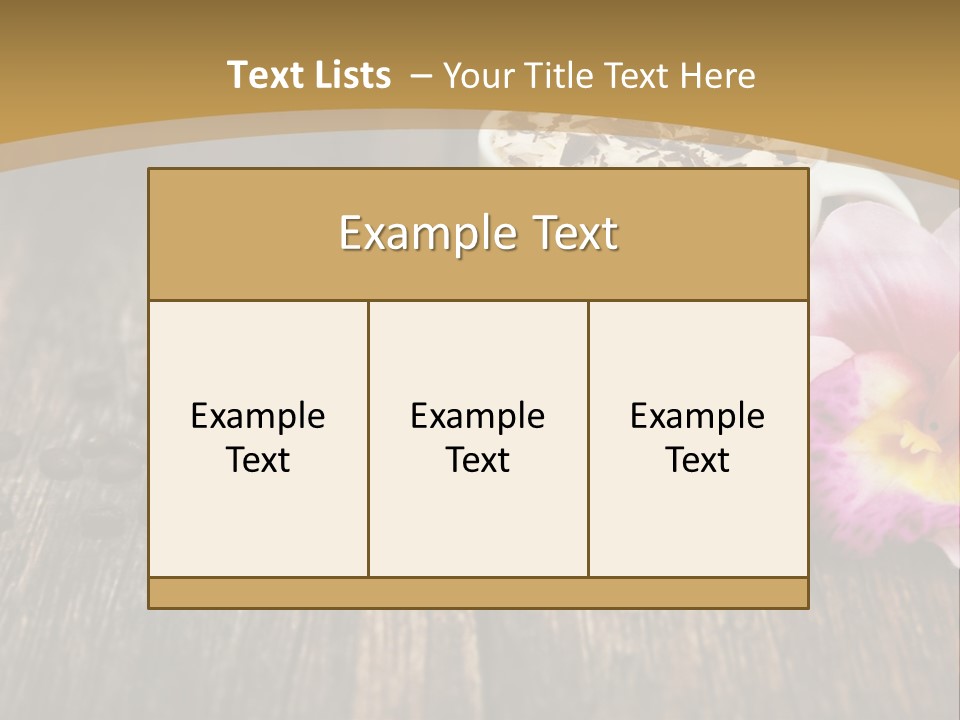Coffee Cup Literature Aroma PowerPoint Template
