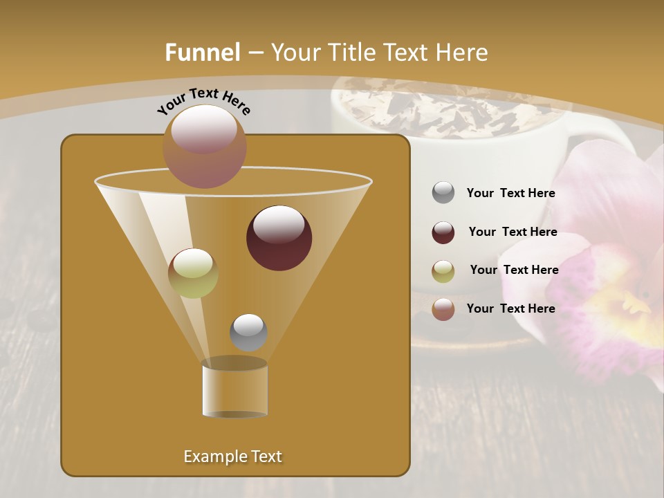 Coffee Cup Literature Aroma PowerPoint Template