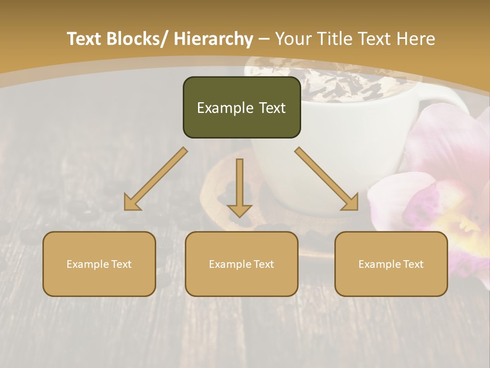 Coffee Cup Literature Aroma PowerPoint Template