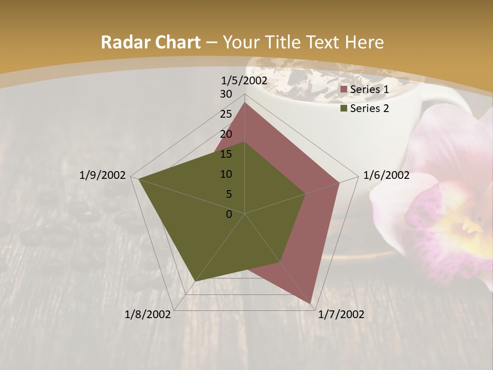 Coffee Cup Literature Aroma PowerPoint Template