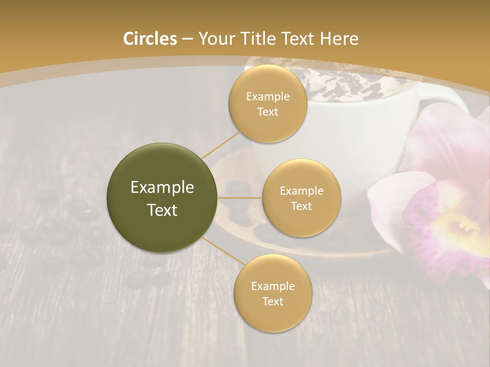 Coffee Cup Literature Aroma PowerPoint Template