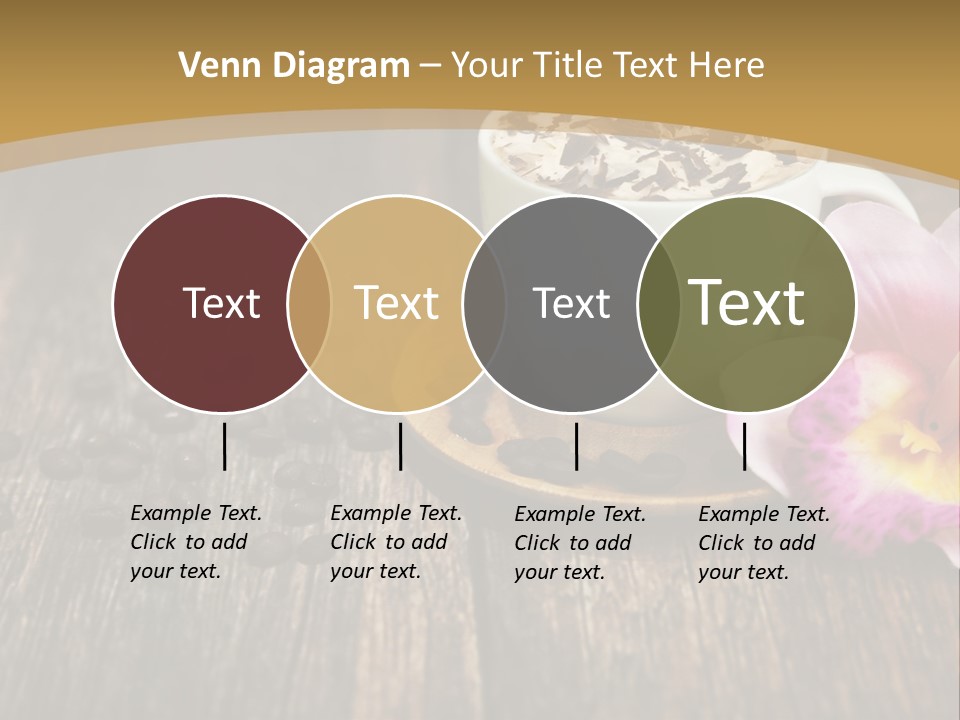 Coffee Cup Literature Aroma PowerPoint Template