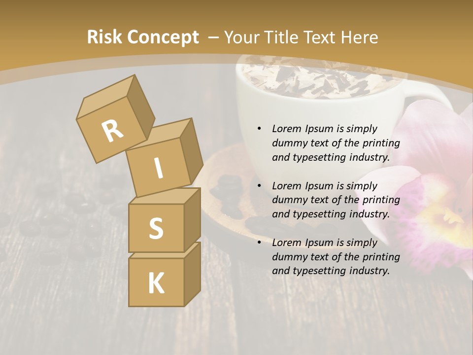 Coffee Cup Literature Aroma PowerPoint Template