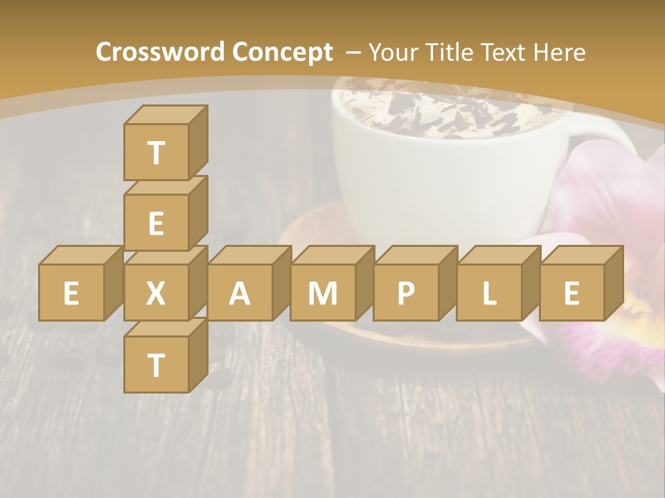 Coffee Cup Literature Aroma PowerPoint Template