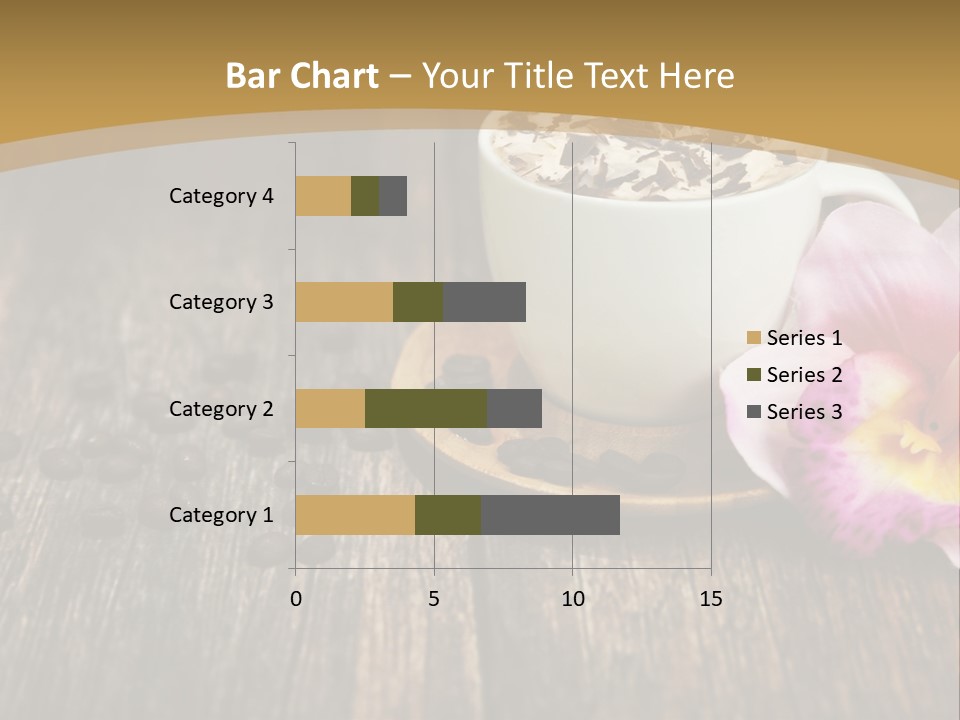 Coffee Cup Literature Aroma PowerPoint Template