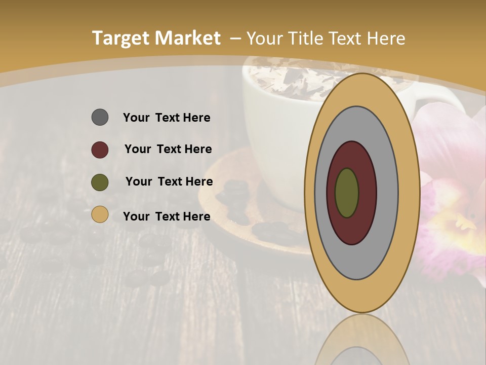 Coffee Cup Literature Aroma PowerPoint Template