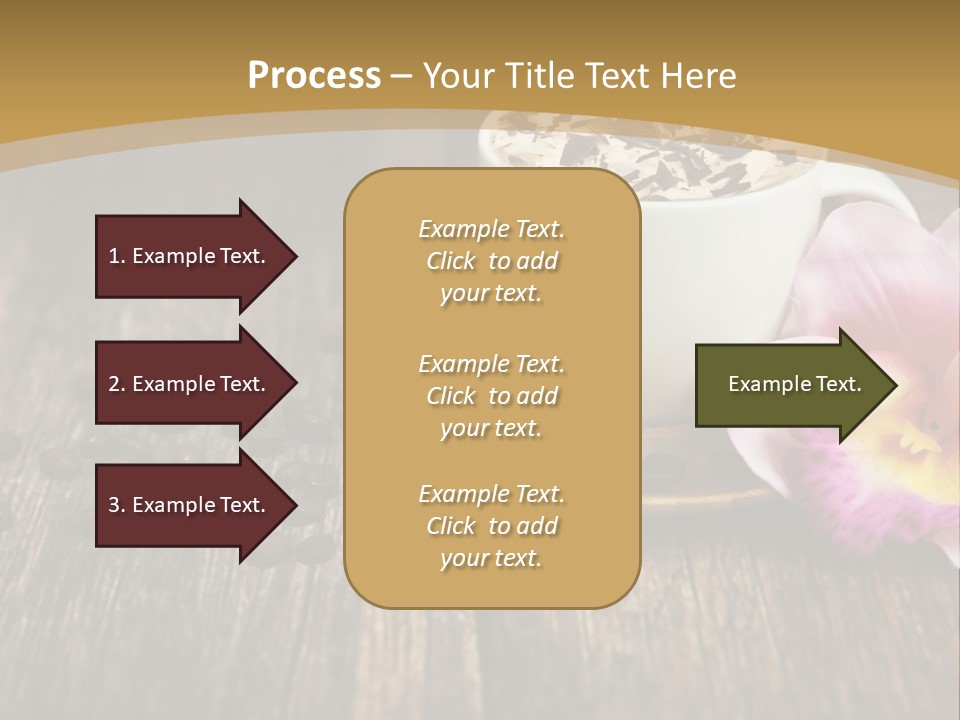 Coffee Cup Literature Aroma PowerPoint Template
