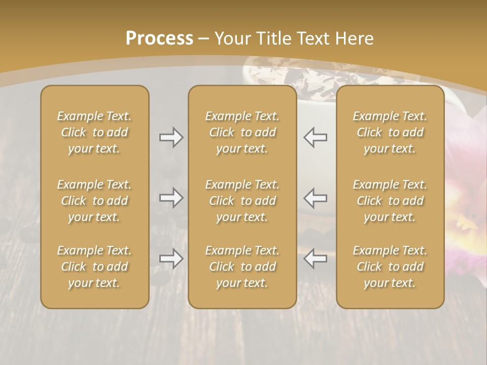 Coffee Cup Literature Aroma PowerPoint Template