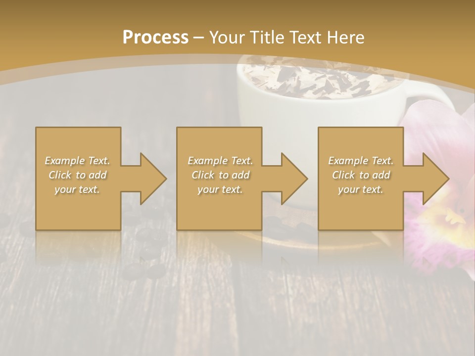 Coffee Cup Literature Aroma PowerPoint Template