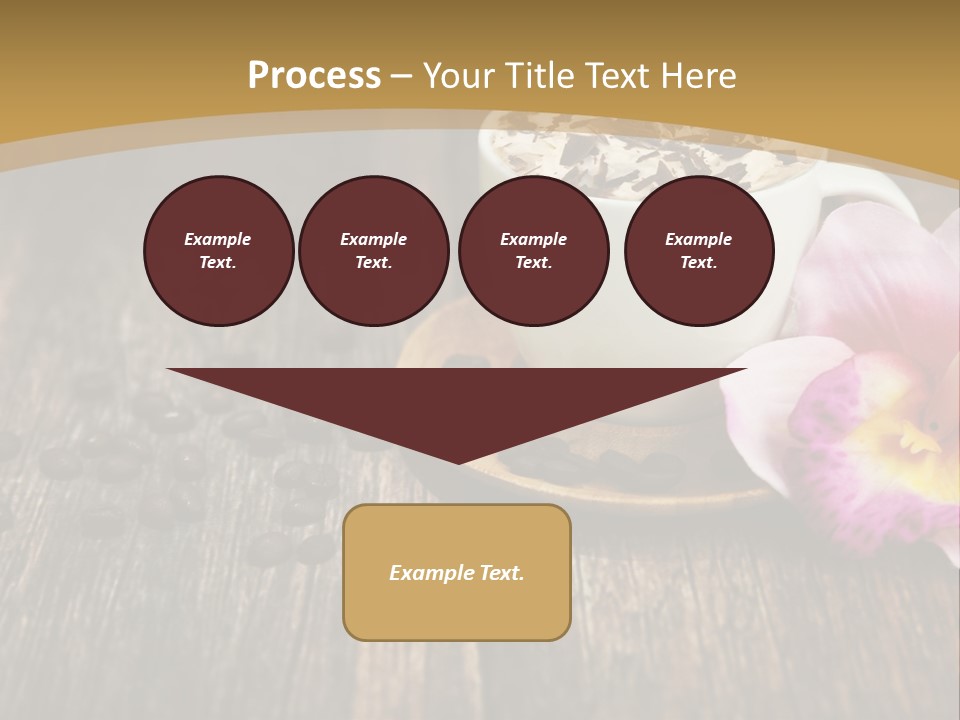 Coffee Cup Literature Aroma PowerPoint Template
