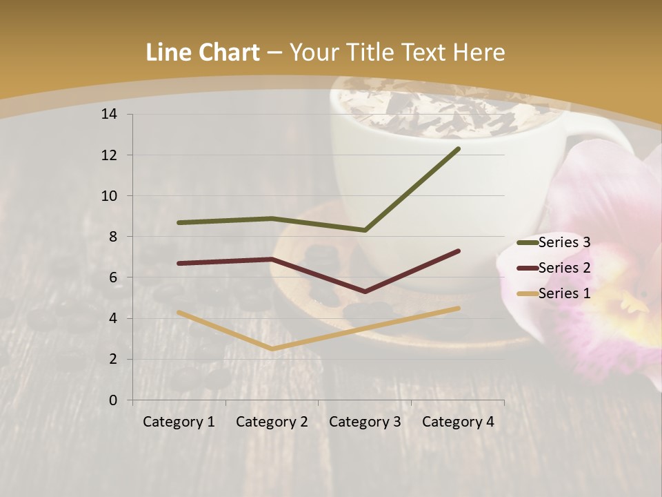 Coffee Cup Literature Aroma PowerPoint Template
