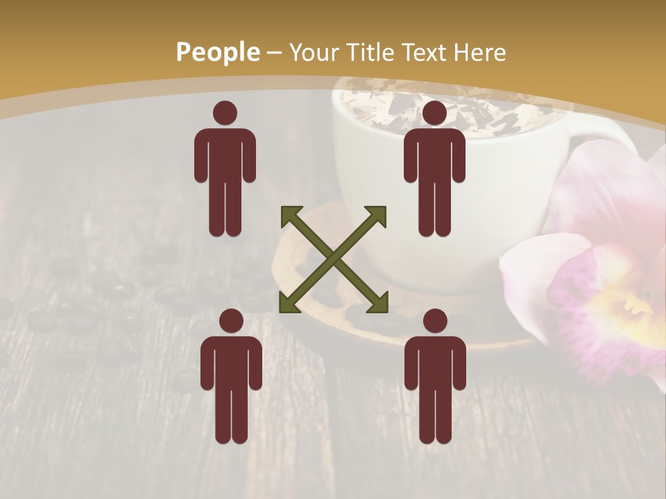 Coffee Cup Literature Aroma PowerPoint Template