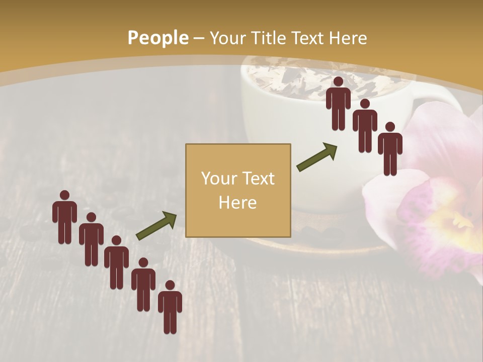 Coffee Cup Literature Aroma PowerPoint Template