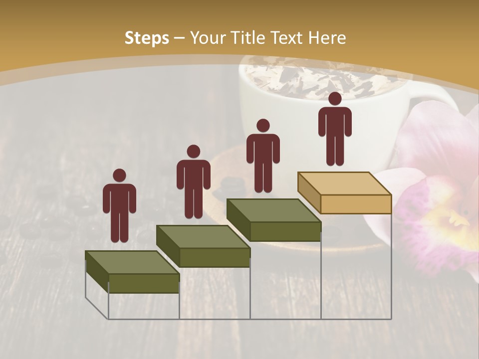 Coffee Cup Literature Aroma PowerPoint Template