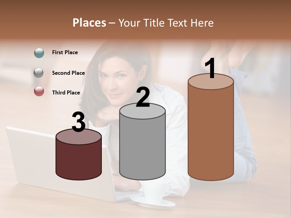 Haare Mobil Ausstrahlung PowerPoint Template