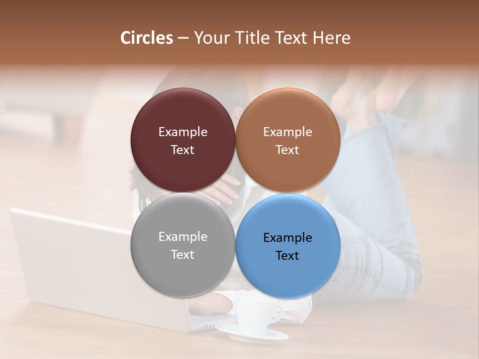 Haare Mobil Ausstrahlung PowerPoint Template