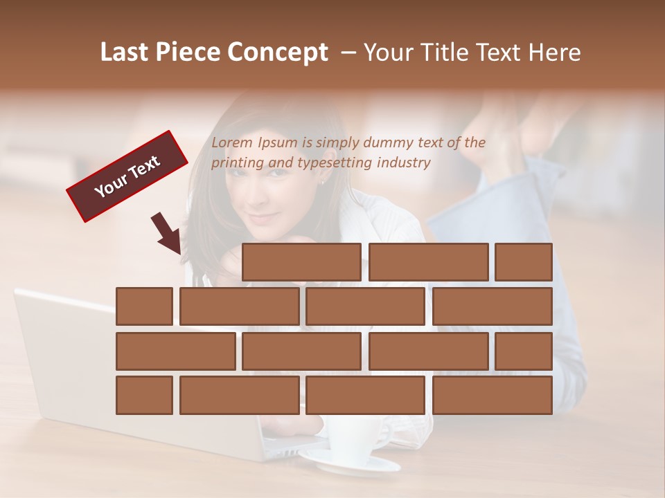 Haare Mobil Ausstrahlung PowerPoint Template