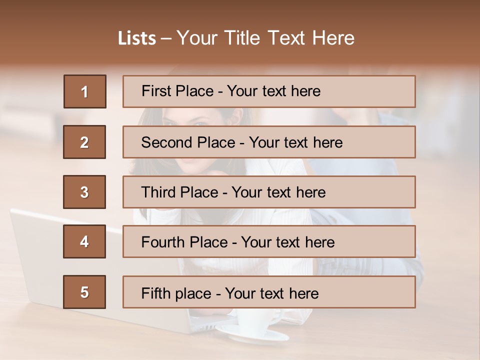 Haare Mobil Ausstrahlung PowerPoint Template