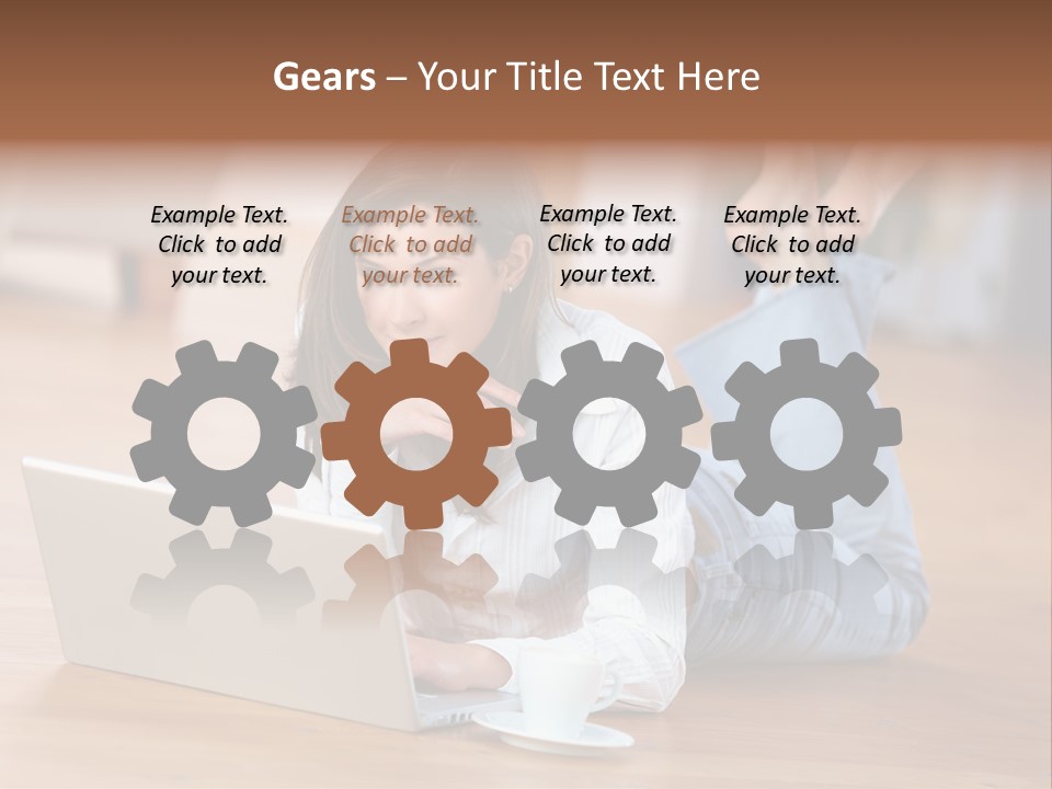 Haare Mobil Ausstrahlung PowerPoint Template