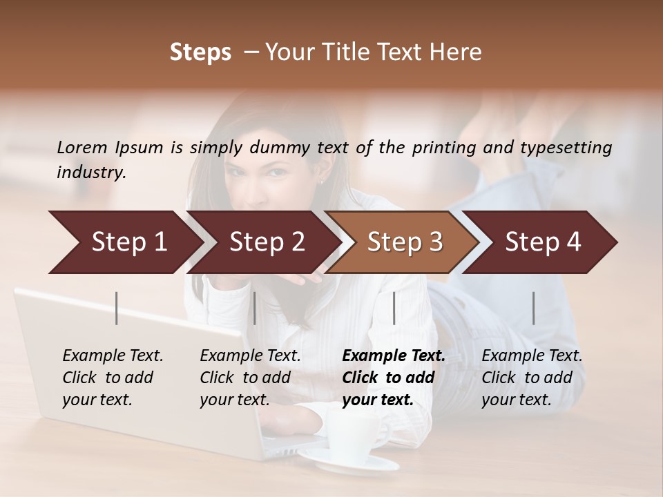 Haare Mobil Ausstrahlung PowerPoint Template