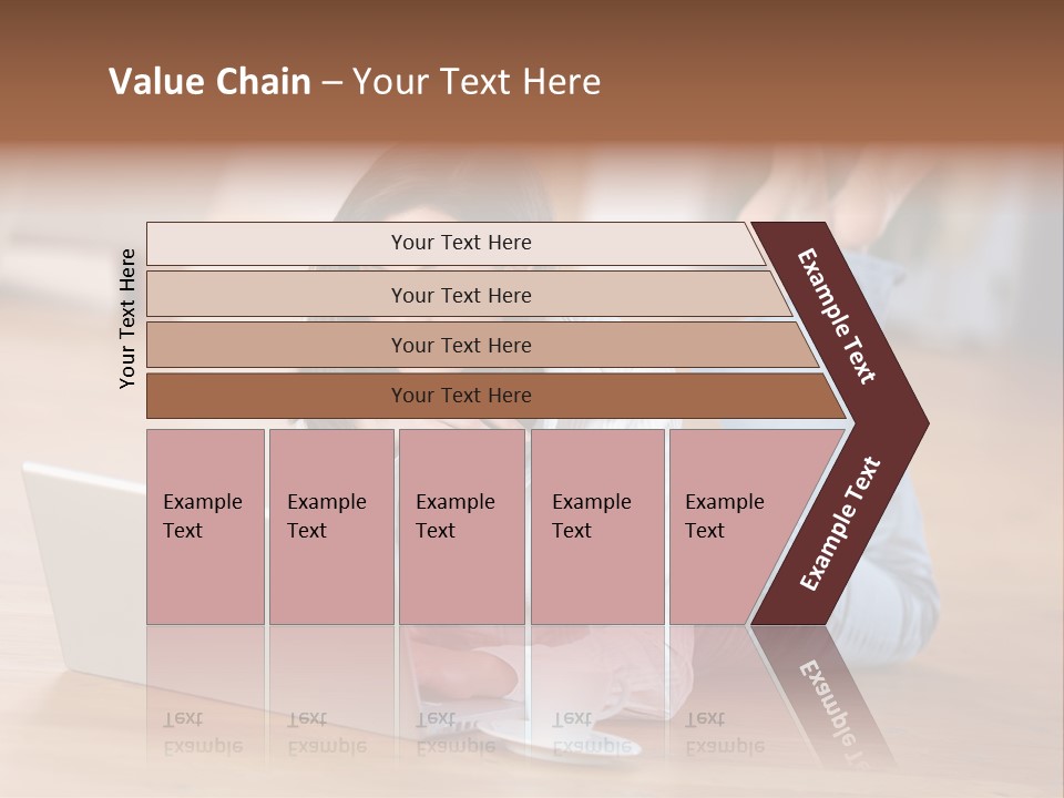Haare Mobil Ausstrahlung PowerPoint Template