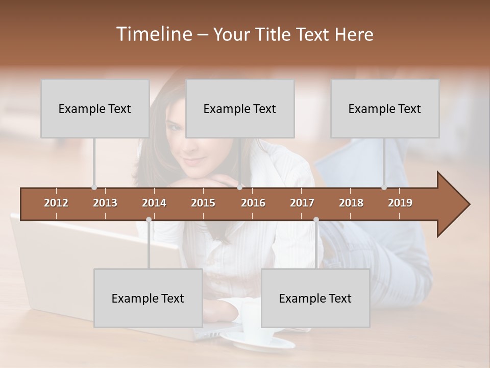 Haare Mobil Ausstrahlung PowerPoint Template