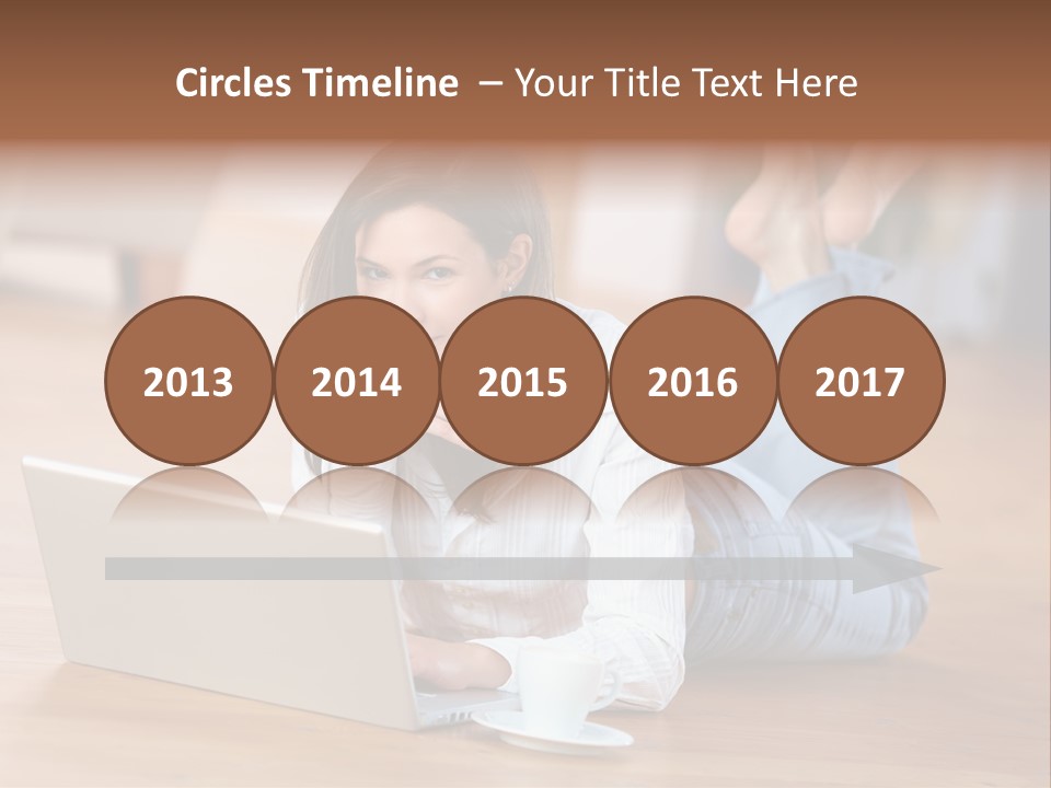 Haare Mobil Ausstrahlung PowerPoint Template