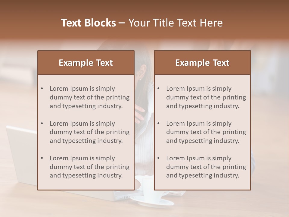 Haare Mobil Ausstrahlung PowerPoint Template