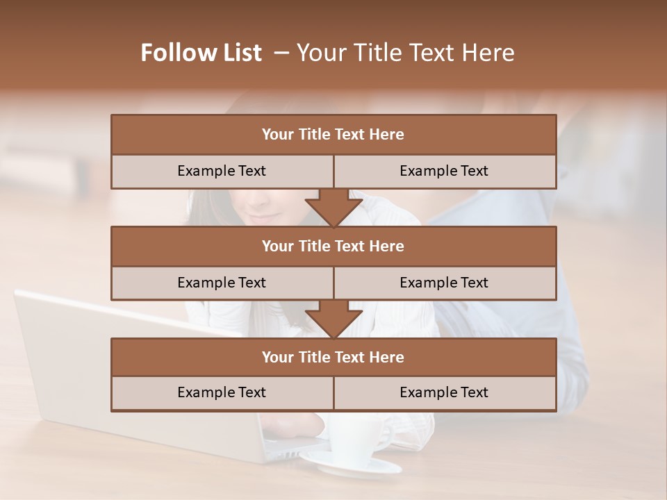 Haare Mobil Ausstrahlung PowerPoint Template