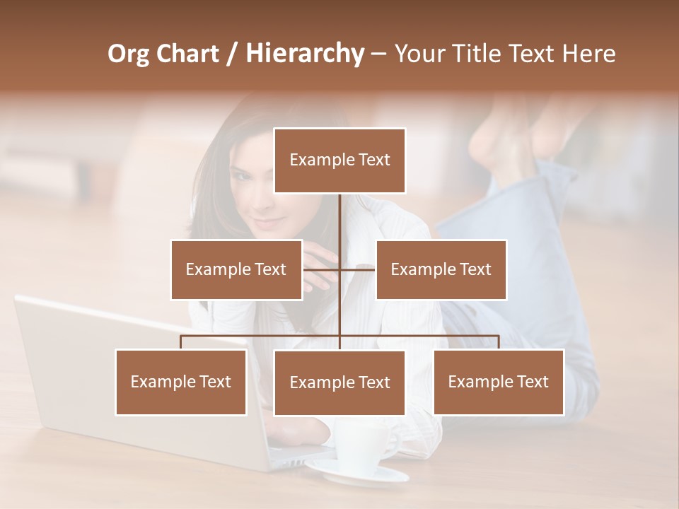 Haare Mobil Ausstrahlung PowerPoint Template