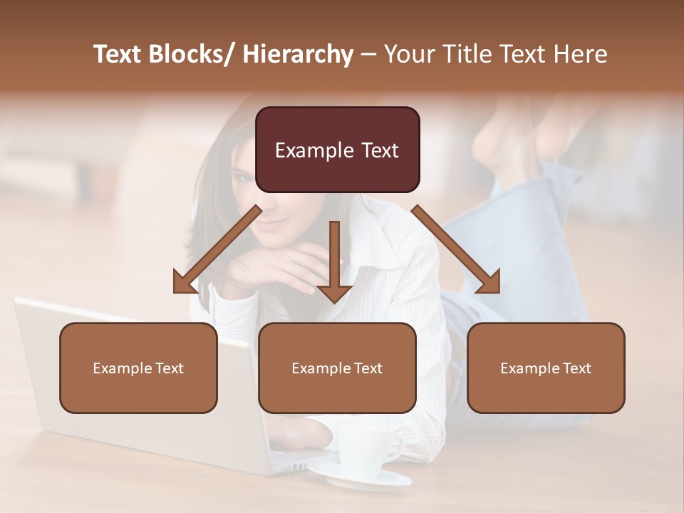 Haare Mobil Ausstrahlung PowerPoint Template