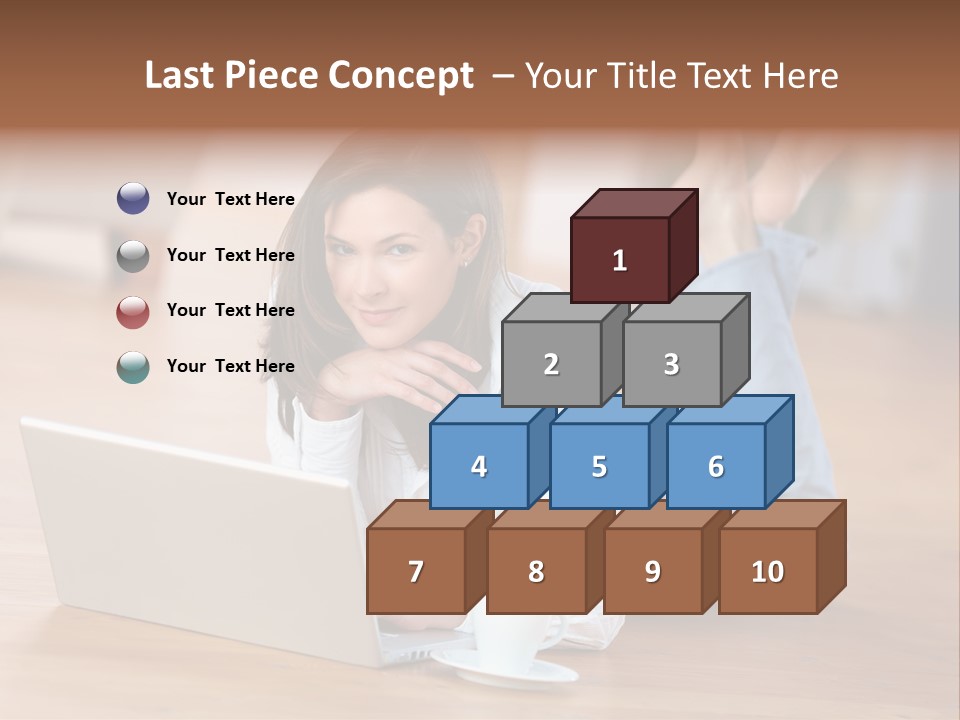 Haare Mobil Ausstrahlung PowerPoint Template
