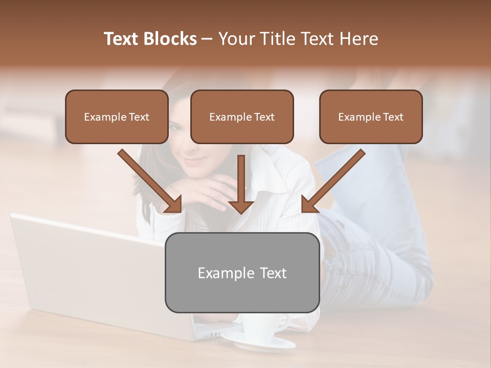 Haare Mobil Ausstrahlung PowerPoint Template
