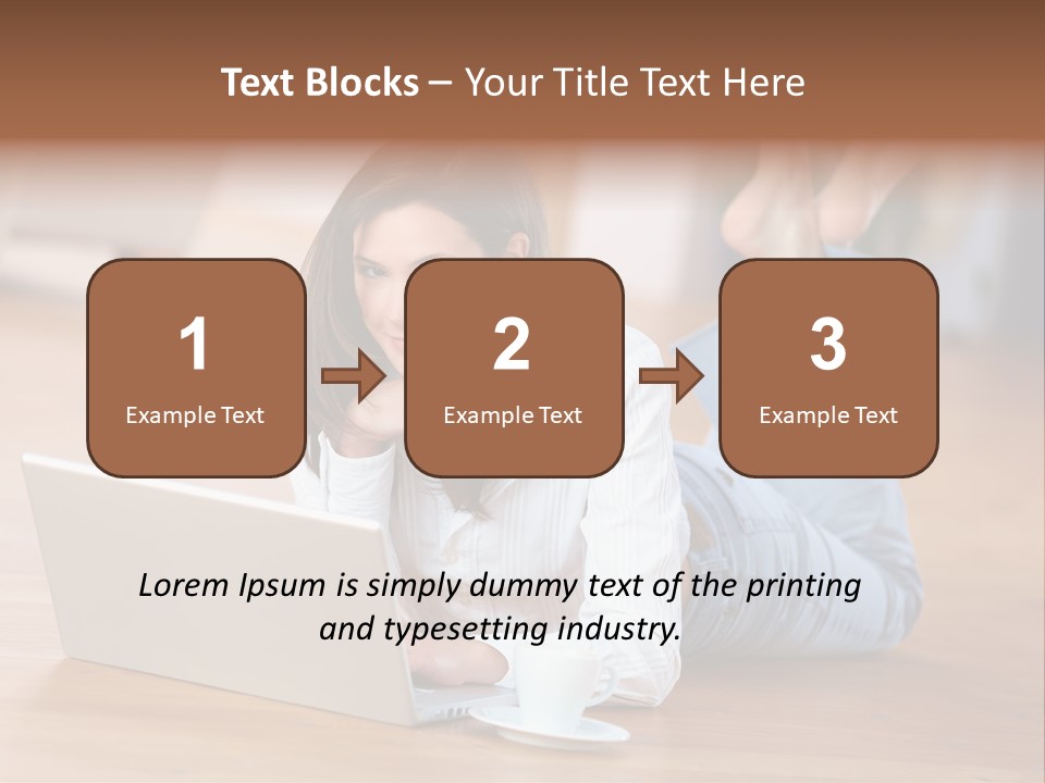Haare Mobil Ausstrahlung PowerPoint Template