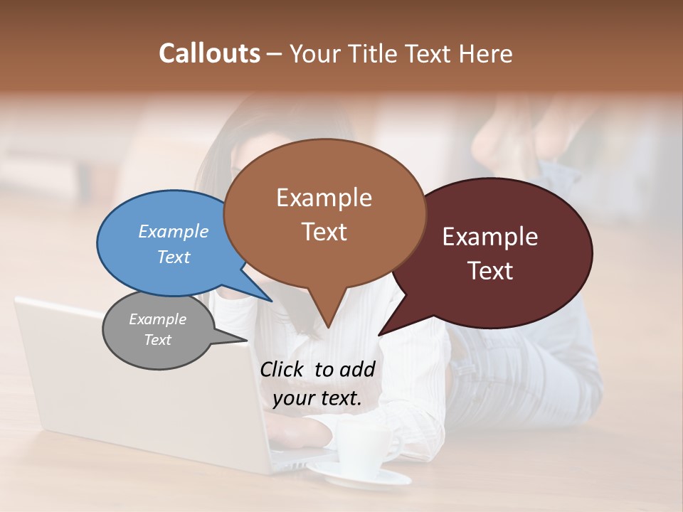 Haare Mobil Ausstrahlung PowerPoint Template