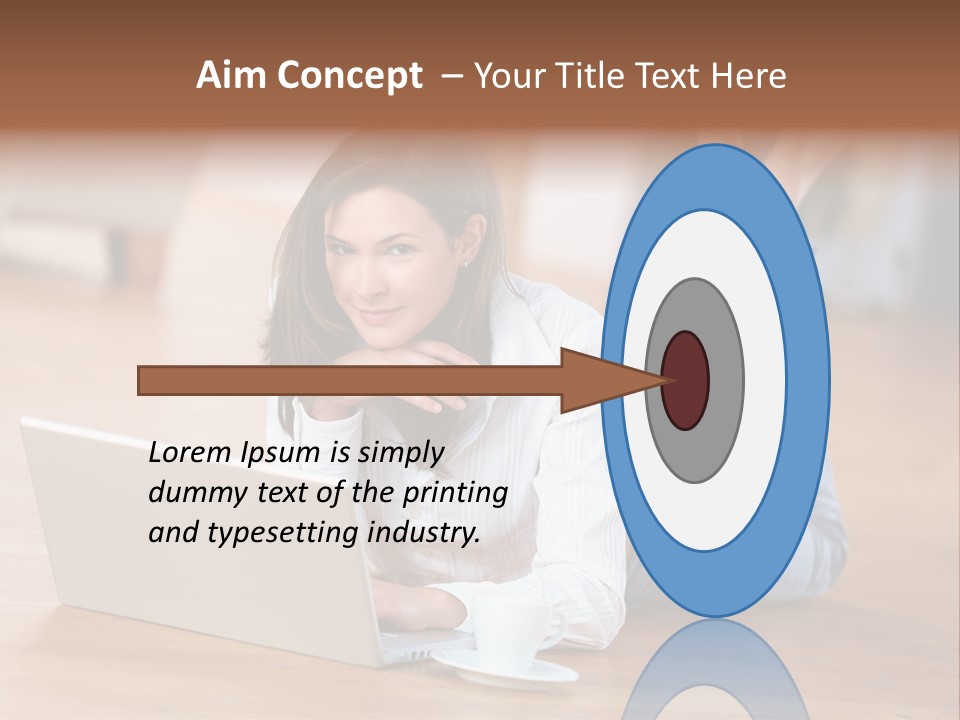 Haare Mobil Ausstrahlung PowerPoint Template