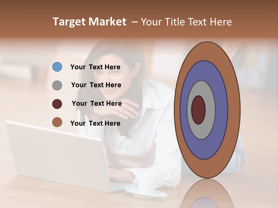 Haare Mobil Ausstrahlung PowerPoint Template