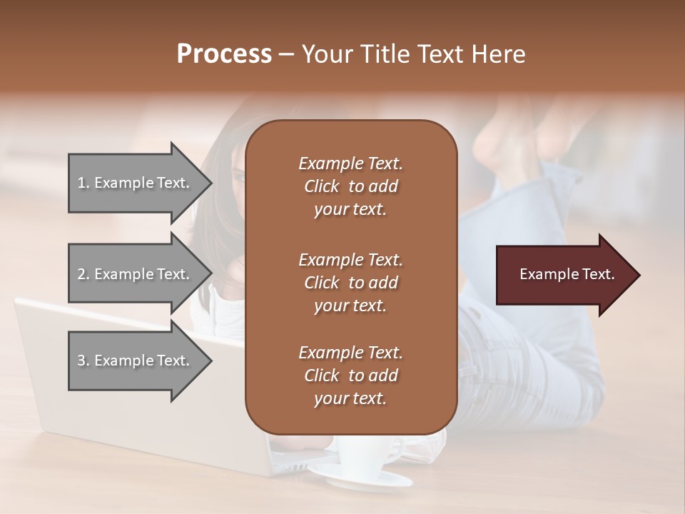 Haare Mobil Ausstrahlung PowerPoint Template